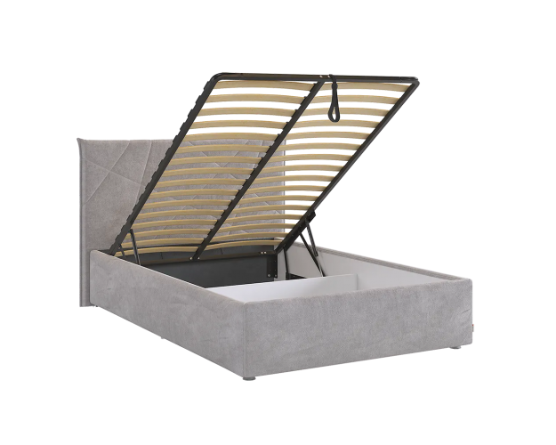 Кровать с подъёмным механизмом 1200 Квест оникс (велюр) Кровать с подъёмным механизмом 1200 Квест оникс (велюр)