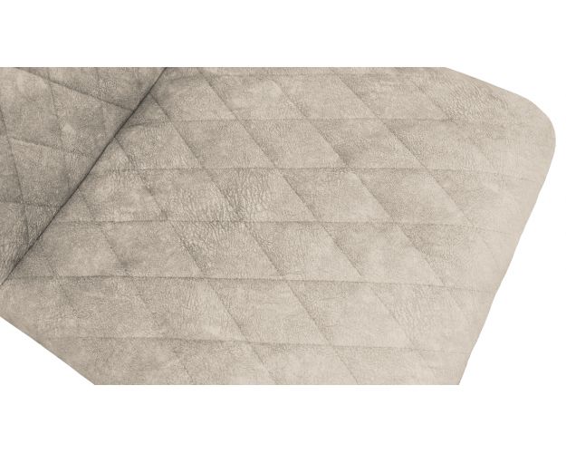 Стул «Стенли» К1С Белый/Микровелюр Wellmart Dark Beige